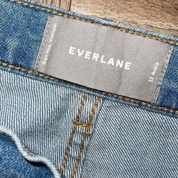 Everlane Womens High Rise Skinny Ankle Boyfriend Jeans Light Wash Size 32 NWT - Picture 6 of 11